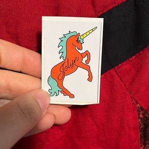 Jolyn Unicorn Sticker